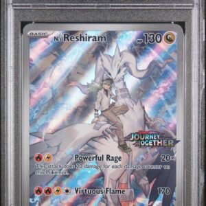 2025 POKEMON JTG EN-JOURNEY TOGETHER #167 N'S RESHIRAM ENHANCED BSTR BOX TOPPER